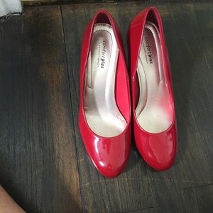 Red Work Heels